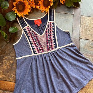 Chelsea & Violet Embroidered Boho-Style Top (NEW)